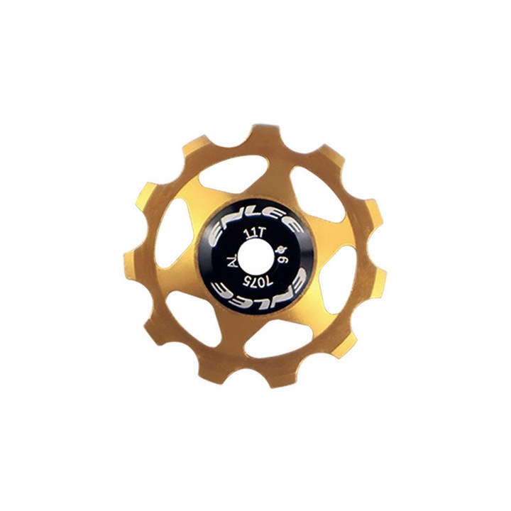Rulment din metal pentru roata dintata spate a schimbatorului de viteze pentru bicicleta 11T, roata de ghidare din aluminiu, piesa de schimb pentru roata dintata a schimbatorului spate