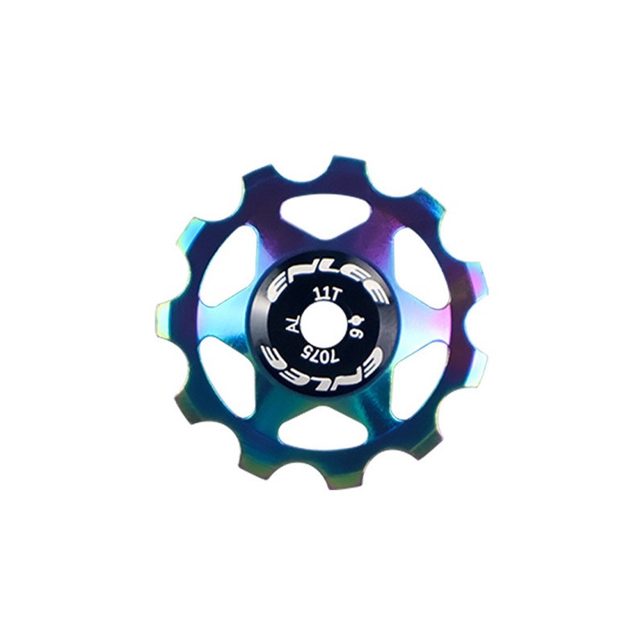 Rulment din metal pentru roata dintata spate a schimbatorului de viteze pentru bicicleta 11T, roata de ghidare din aluminiu, piesa de schimb pentru roata dintata a schimbatorului spate