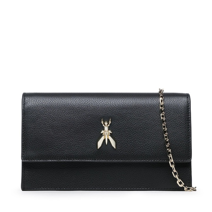 Patrizia Pepe női táska, fekete/világos arany, 8B0069/L001 K118