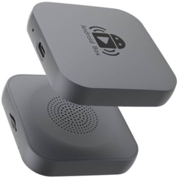 Adaptor Wireless CarPlay & Android Auto K713, 4 GB RAM, 32 GB, pentru multimedia auto