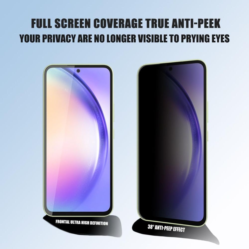 Folie de protectie din sticla securizata pentru Honor Magic 7 Lite, unghi de confidentialitate de 28°, acoperire completa, rezistenta la zgarieturi, duritate 9H, 99,99% HD