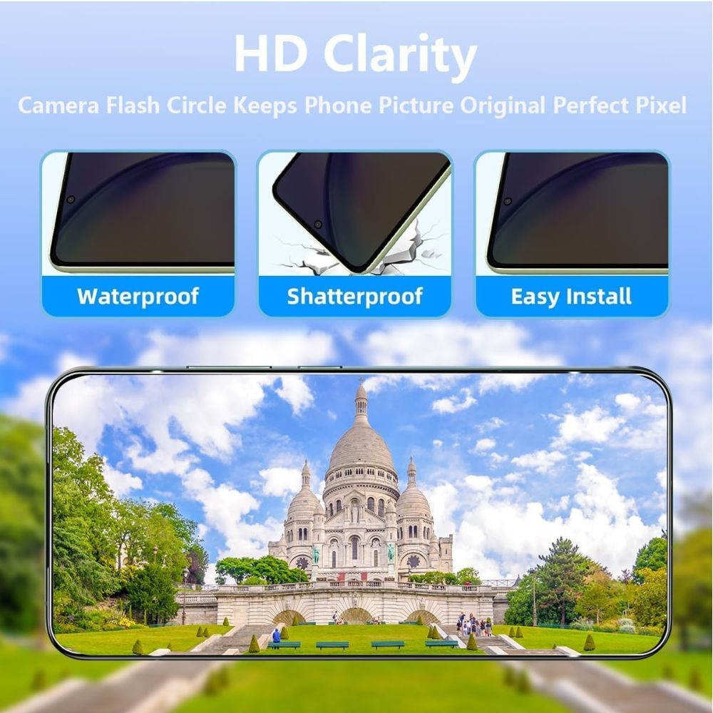 Folie de protectie din sticla securizata pentru Honor Magic 7 Lite, unghi de confidentialitate de 28°, acoperire completa, rezistenta la zgarieturi, duritate 9H, 99,99% HD