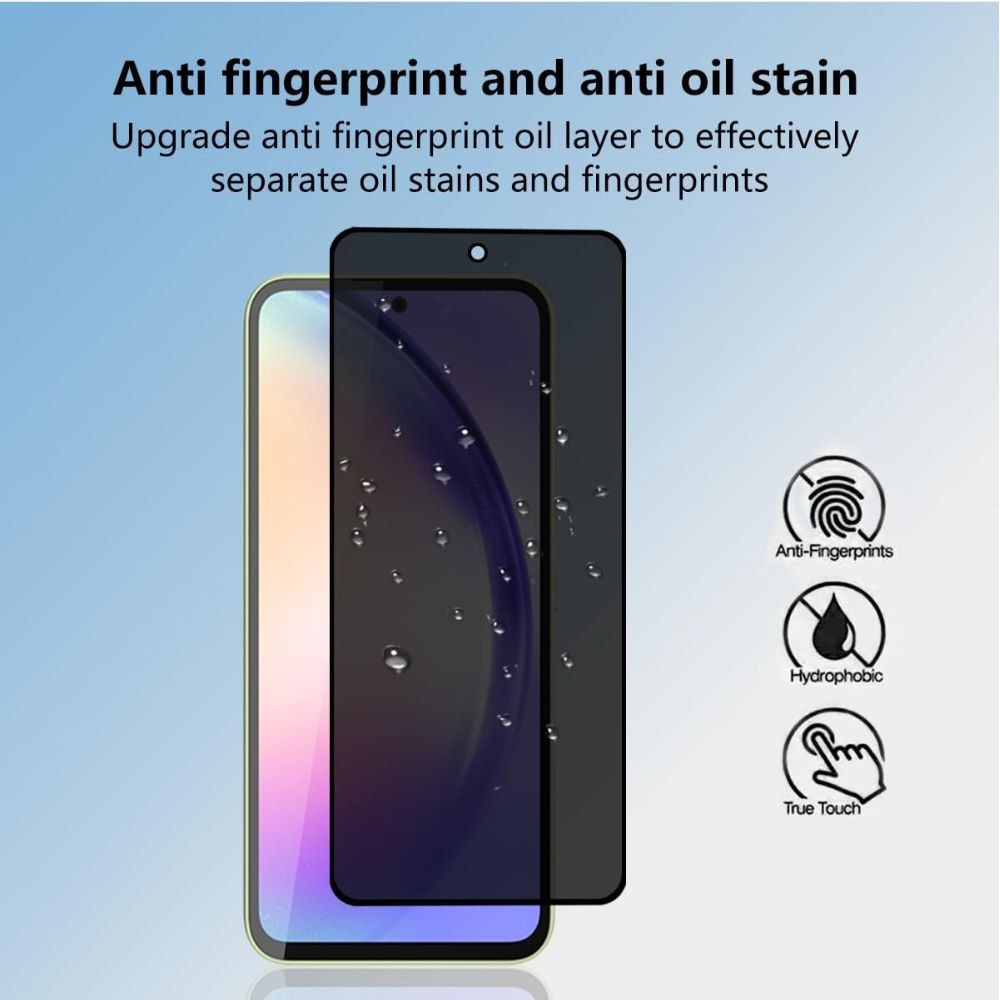 Folie de protectie din sticla securizata pentru Honor Magic 7 Lite, unghi de confidentialitate de 28°, acoperire completa, rezistenta la zgarieturi, duritate 9H, 99,99% HD