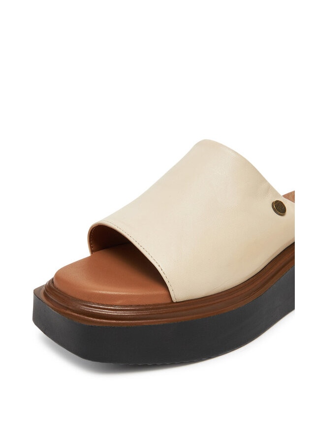 Slapi Reebok Dama Slapi dama, Beverly Hills Polo Club, ecru, piele naturala, 41 EU - eMAG.ro