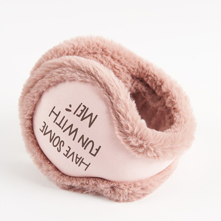 Caciuli dama set, EZ-41, caciulite calduroase, plus, roz