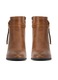 Botine dama Clara Barson maro, piele ecologica, Maro