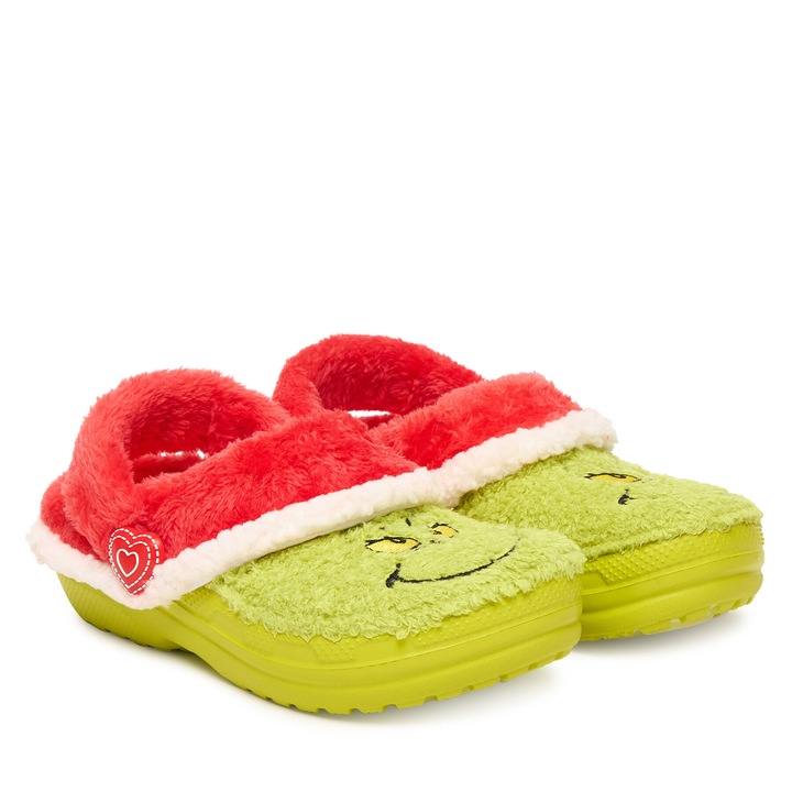 Saboti unisex Crocs Classic Grinch, verde