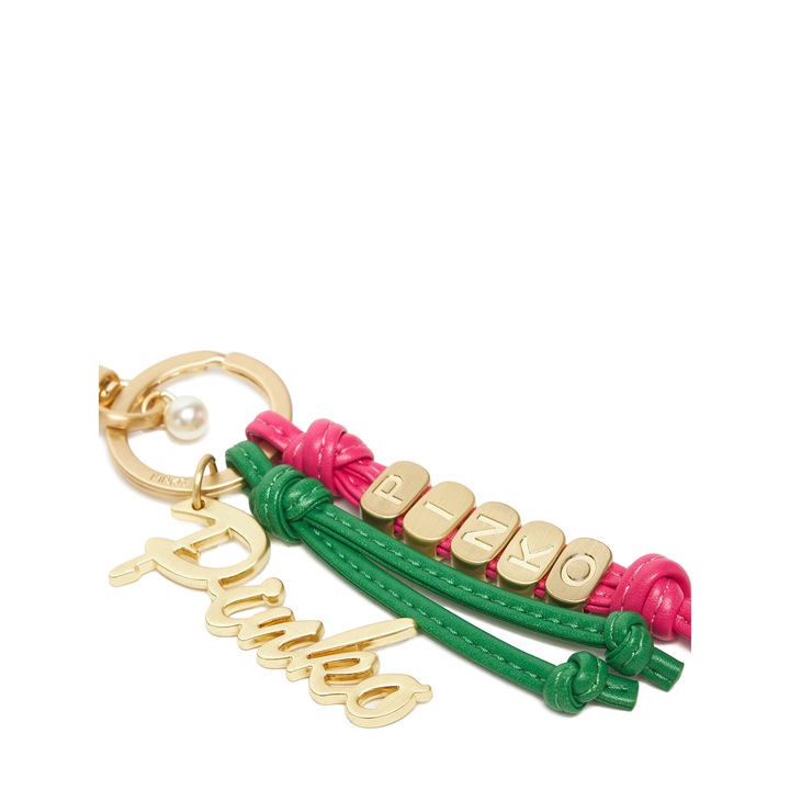 Pinko Rosa Flogo P22V kulcstartó, rózsaszín, műanyag