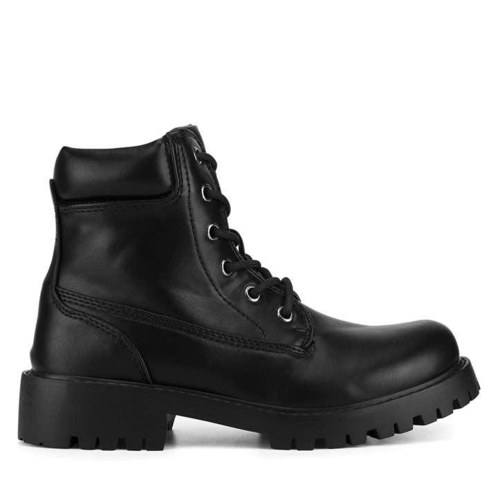 Botine dama, Clara Barson, Textil, Negru WS5628-10