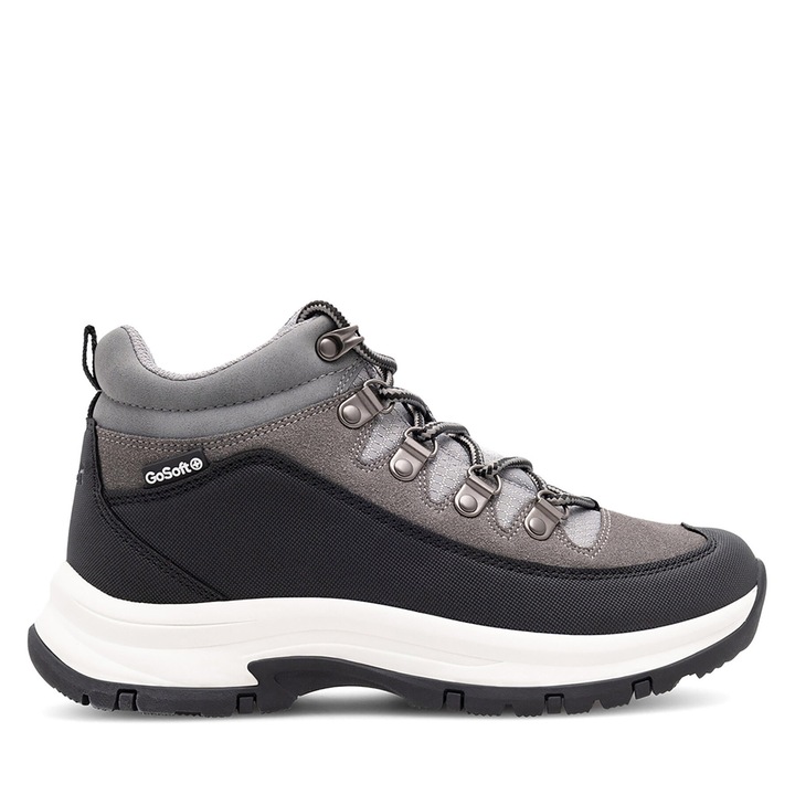 Ghete dama Go Soft VS16032023-1, gri, textil