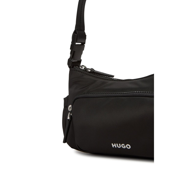 Hugo Black 001 női táska, textil anyag, Bel Shoulder modell