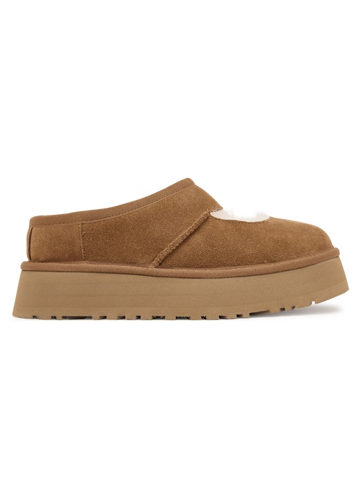 UGG hótaposó papucs, Chestnut Che W Bea Mary Jane modell, természetes bőr, barna, 36 EU