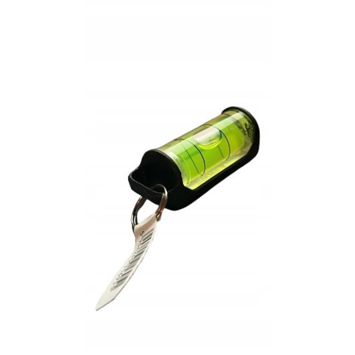 Mini Nivela PRO Libella 4, 5cm cu Inel pentru Breloc