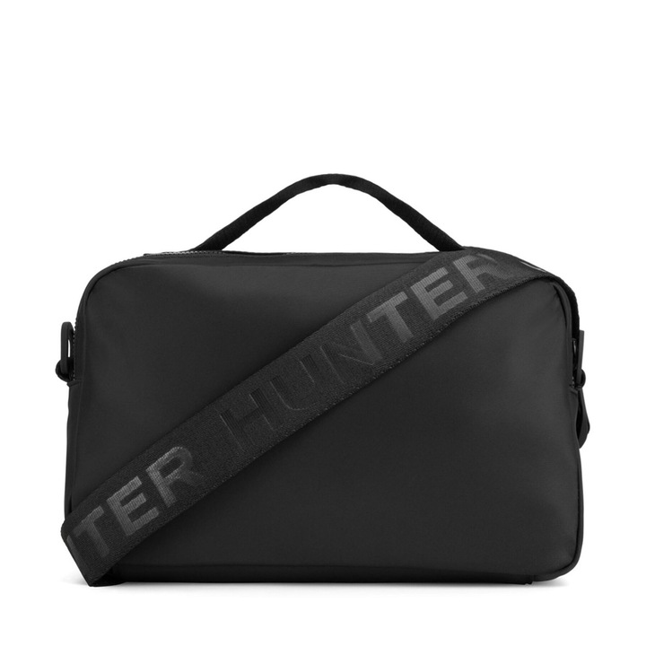 Hunter női táska, HTR-K-005-06 modell, fekete, szintetikus anyagból