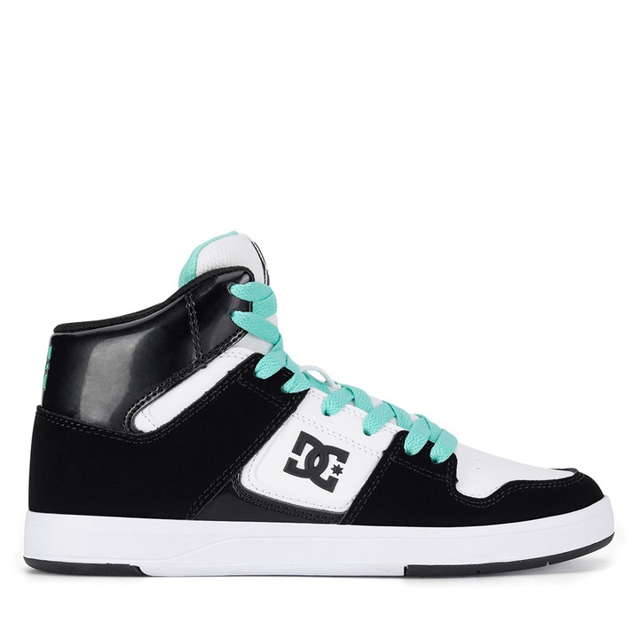 Tenisi dama DC Shoes, piele naturala, alb/negru, 38 EU