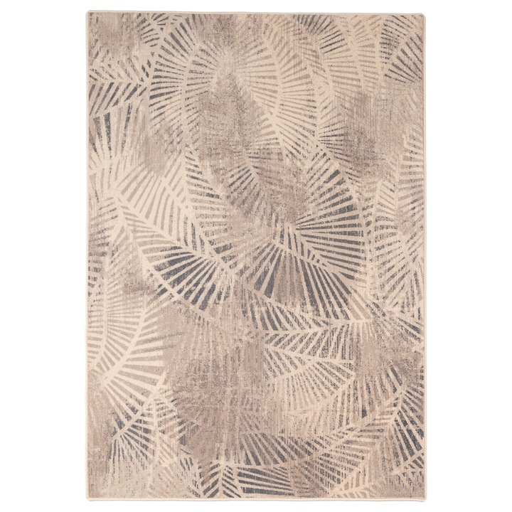 Covor din lana 100%, Carpeta, colectia Bella 1286-1-51633, Crem, design Diverse, dimensiuni 80 x 150