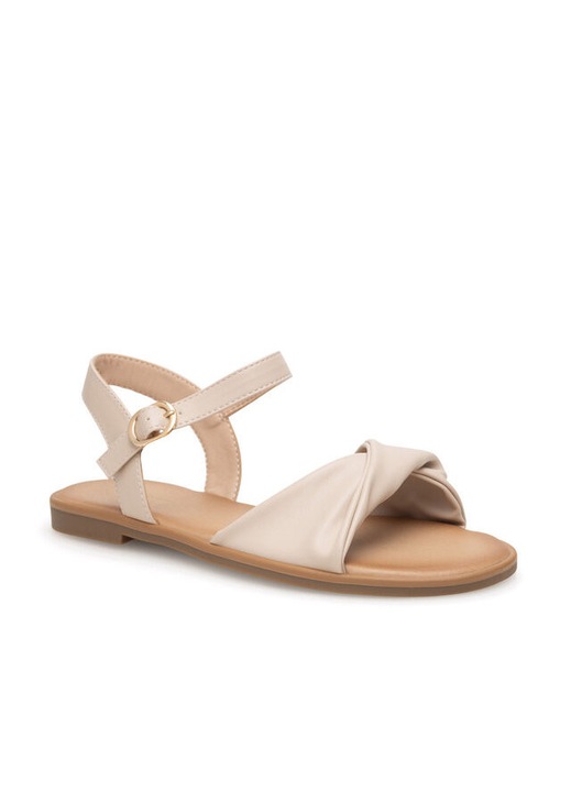 Sandale dama, JENNY, model WS250723-1, bej, sintetic