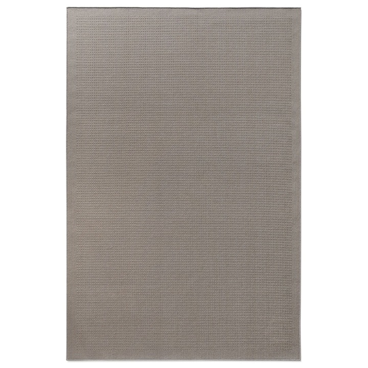 Covor din lana 100%, Carpeta, colectia Lana 8986-1-68400, Gri inchis, design Uni, dimensiuni 200 x 300