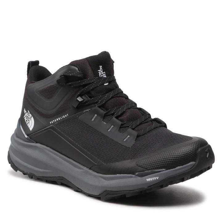 Ghete trekking barbati The North Face Vectiv Exploris 2 Mi, negru, textil, 45.5 EU
