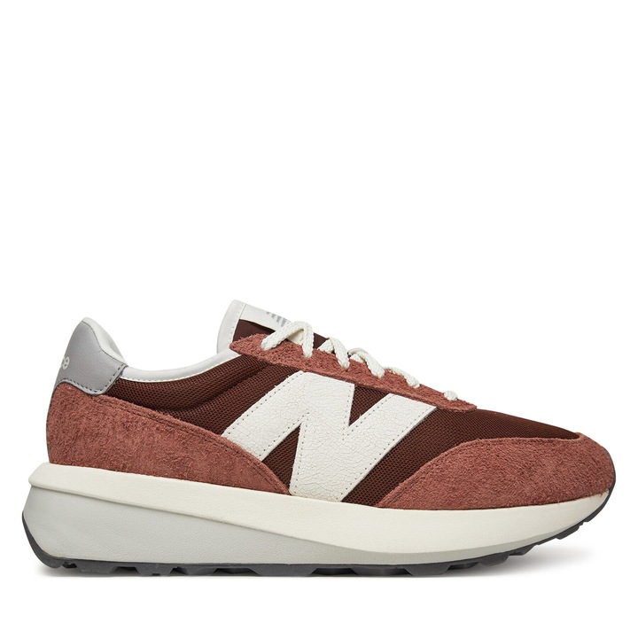 Tenisi barbati, New Balance, U370AI, piele naturala, maro