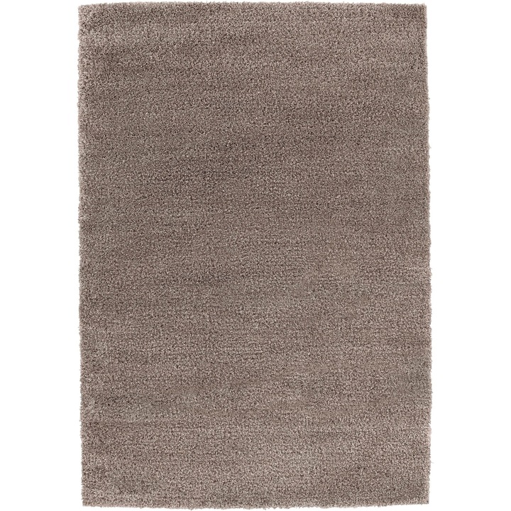 Covor sintetic Carpeta, colectia Shiny PE 1039-1-67600, Maro deschis, design Uni, dimensiuni 240 x 340