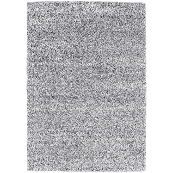 Covor sintetic Carpeta, colectia Shiny PE 1039-1-70800, Gri deschis, design Uni, dimensiuni 240 x 340