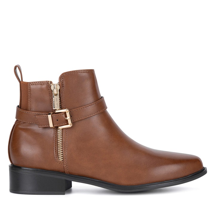 Botine dama Clara Barson WYL4016-1, maro, sintetic