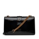 Geanta dama Pinko Black Z99Q, piele naturala, culoare neagra, model Love One Light Cl P