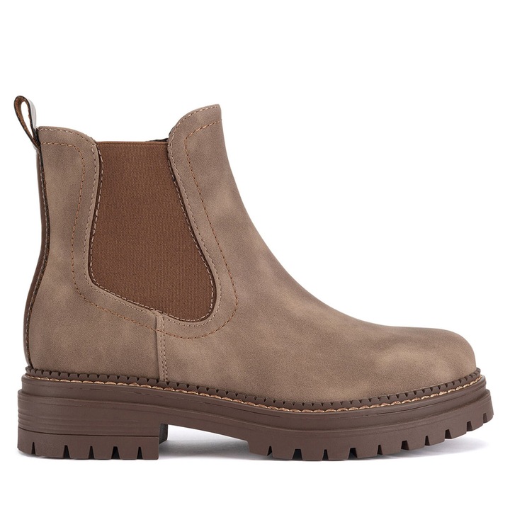 Botine dama WS5195-26, Clara Barson, Textil, Bej, 41 EU