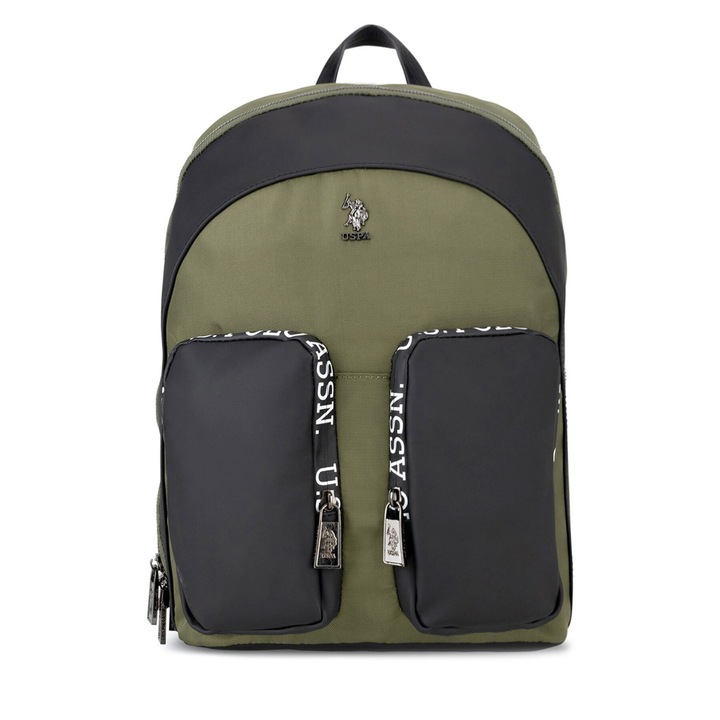 Rucsac U.S. Polo Assn., verde, plastic, universal