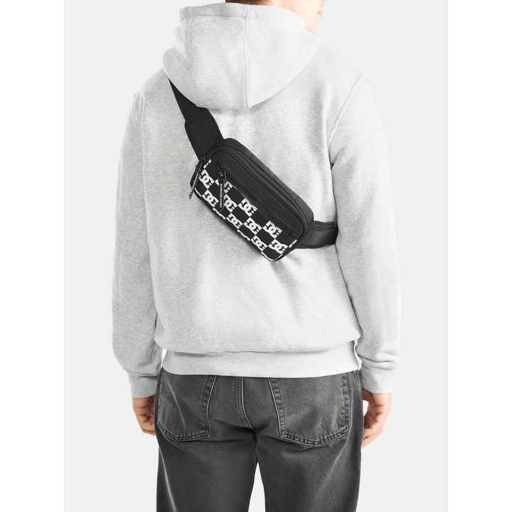 Férfi táska, Dc Shoes, fekete, szintetikus anyag