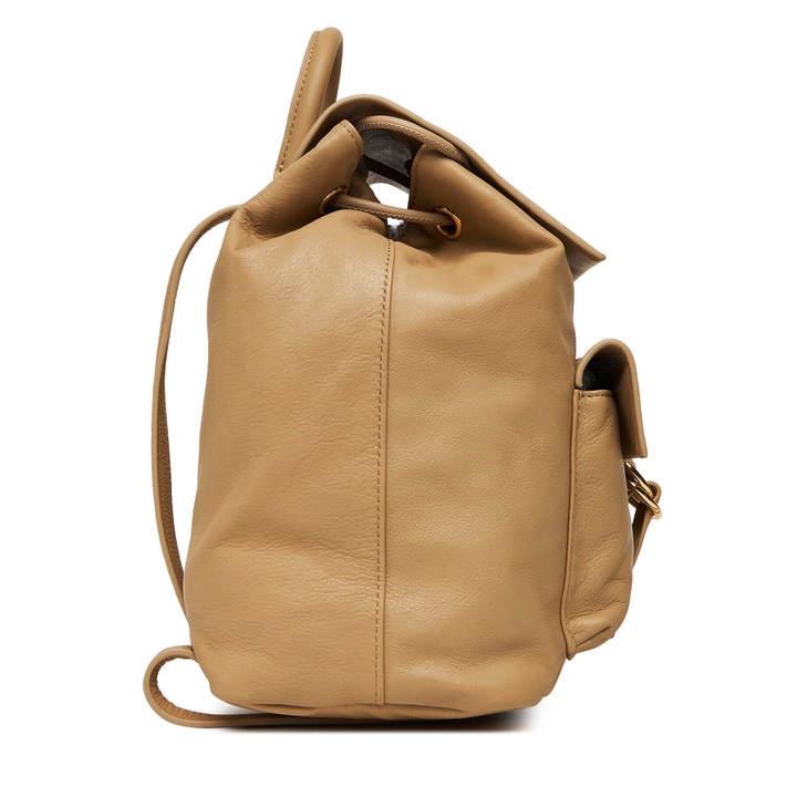 Дамска модна раница Patrizia Pepe, модел Winter Sand, 8B0285/L162-B775, бежов цвят