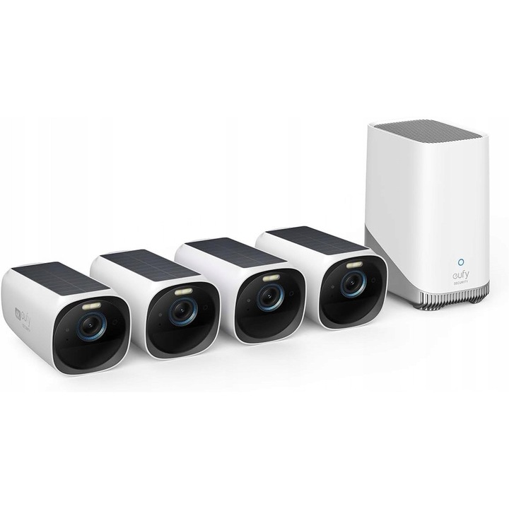 Eufy Eufycam 3 S330 4K térfigyelő kamera készlet, 4 kamera