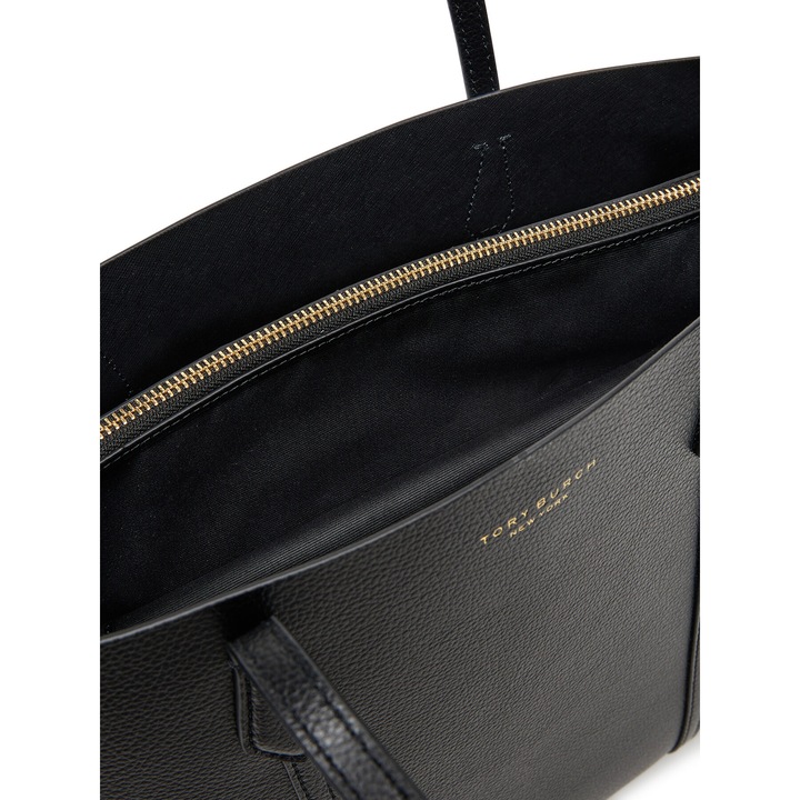 Női táska, Tory Burch, Perry Tote, természetes bőr, fekete