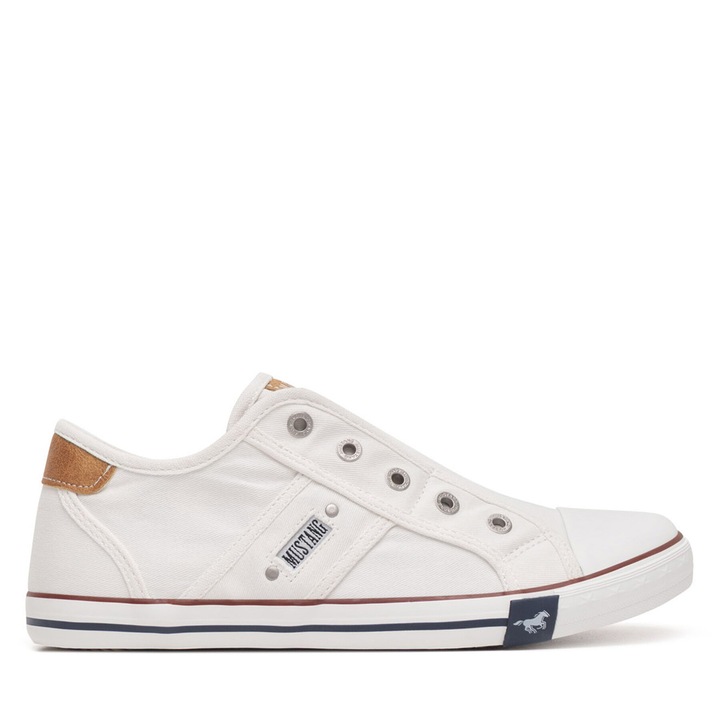 Tenisi dama Mustang 1099-409, alb, tesatura, 42 EU