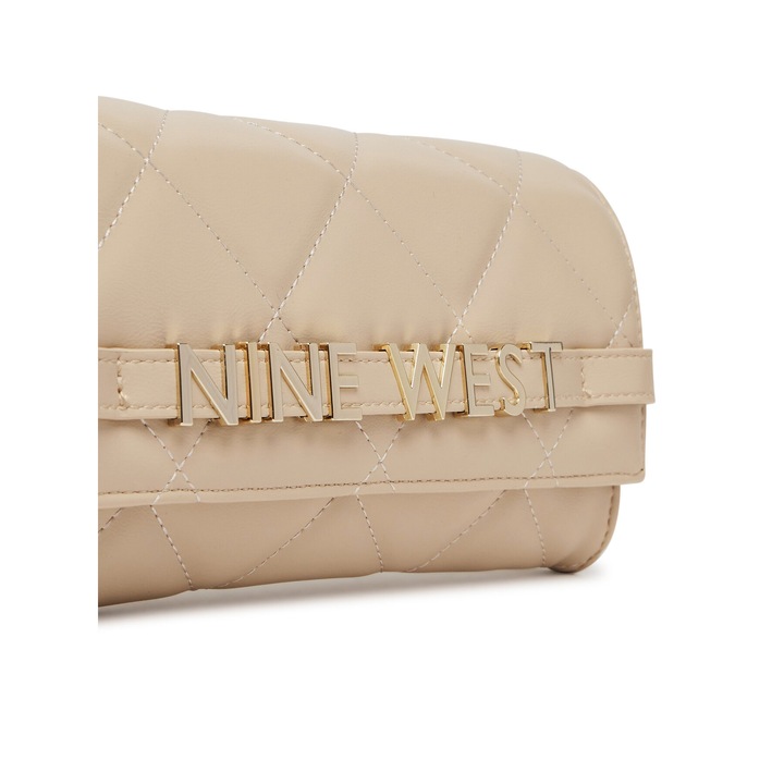 Nine West női táska, GLAR2 modell, szövet, bézs