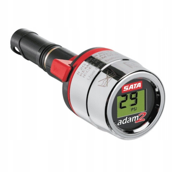 Manometru Digital Sata Adam 2, Precizie 0.05 Bar, Ajustare Fina Presiune