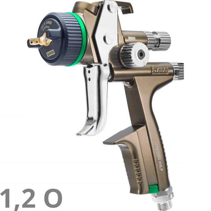 Pistol de vopsit Sata SATAjet X 5500 HVLP Standard, duza 1.2 O, tehnologie Whispering nozzle, personalizabil