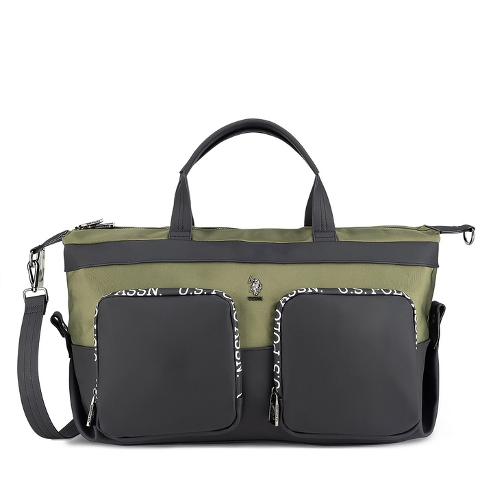 Férfi táska, U.S. Polo Assn., zöld, szintetikus anyag, BIUXT6260MPJ modell