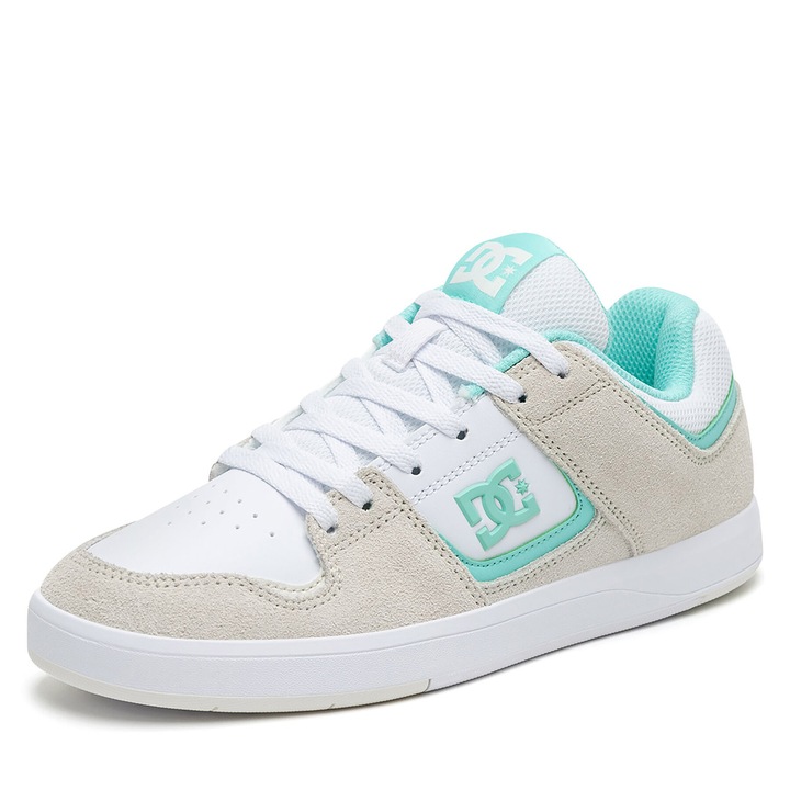 Tenisi dama, DC Shoes, DC01682 , piele naturala, bej/alb, 36 EU