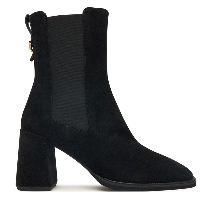 Botine dama YK06FUD-Y61, Furla, Piele naturala, Negru