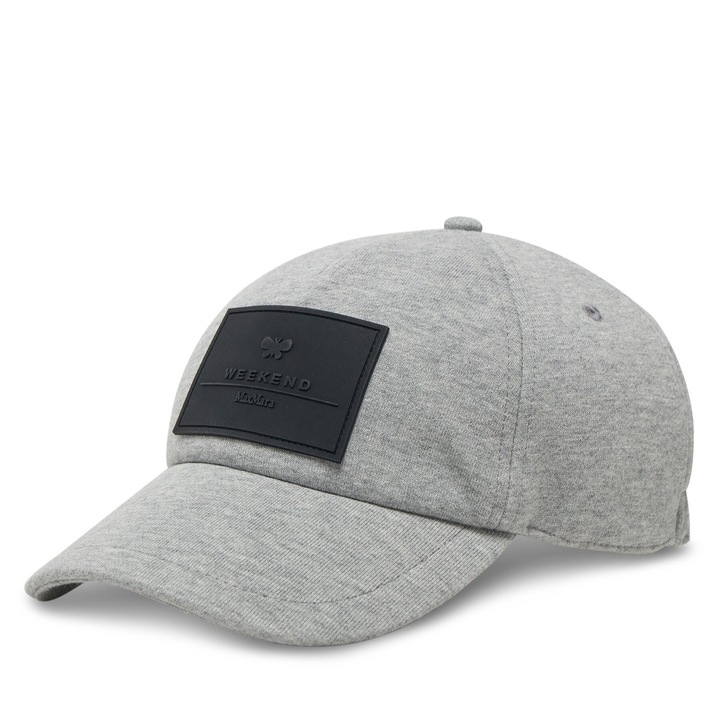 Caciula dama Weekend Max Mara, gri deschis, model Alloro