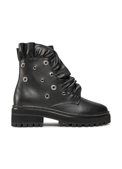 Ghete dama, Liu Jo, piele naturala, negru, 35 EU