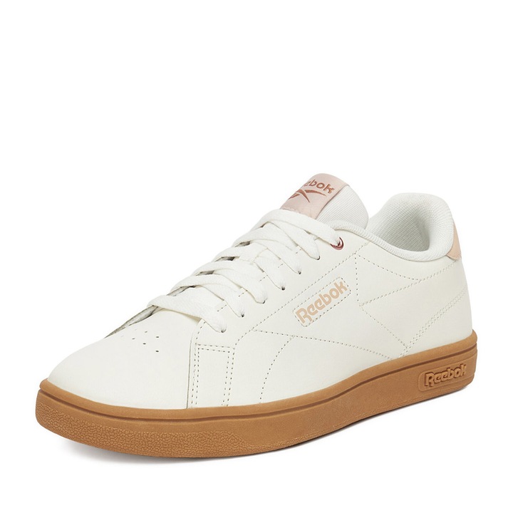 Női tornacipő, Reebok, CEO-COURT CLEAN, krém