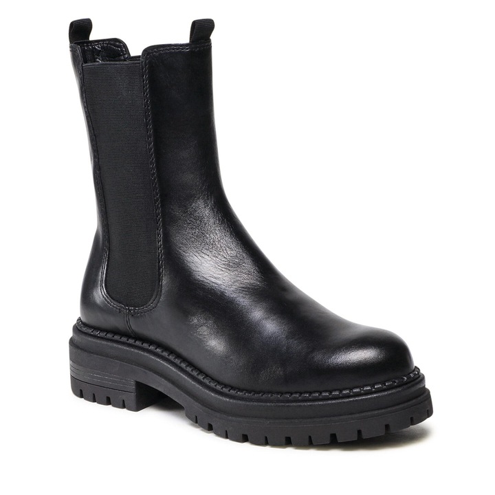 Botine dama Lasocki, Piele naturala, CEO-RST-WHETHER-02, Negru