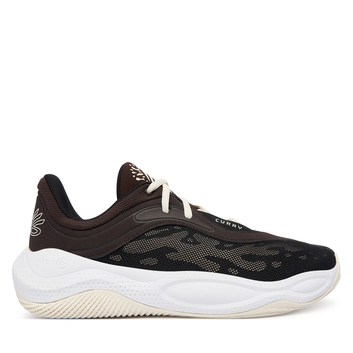 Pantofi sport barbati, Under Armour, Kona Brown/Black/Stone, 2 culori, tesatura