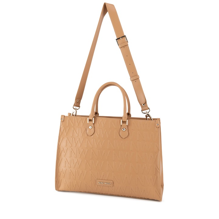 Női táska Nine West, LX10044 modell, barna színű, szintetikus anyag