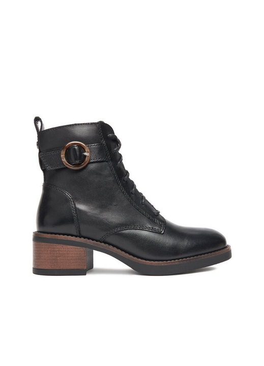 Botine dama Lasocki, piele naturala, Negru