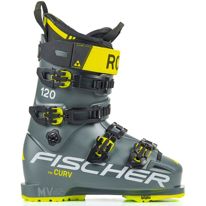 Clapari ski Fischer The Curv 120 VAC GW, marime 42.5-mondo 27.5, gri