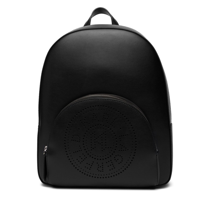 Модна дамска раница Karl Lagerfeld, Black-Nickel, 1AV B1W30073, естествена кожа